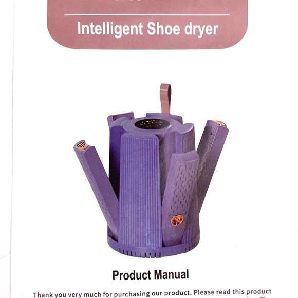 Shoe Dryer With 2 Gear Heat Blower and Timer with 4 Drying Ports 150W - Picture 12 of 13